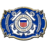 Eagle Emblems B0124 Buckle-Uscg Logo (3-1/2