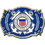 Eagle Emblems B0124 Buckle-Uscg Logo (3-1/8")