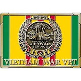 Eagle Emblems B0143 Buckle-Viet, Vet.Svc.Ribb. (3-1/4
