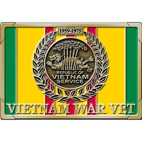 Eagle Emblems B0143 Buckle-Viet, Vet.Svc.Ribb. (3-1/4")