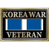 Eagle Emblems B0151 Buckle-Korean War Veteran (3-3/8