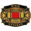 Eagle Emblems B0152 Buckle-Wwii,Veteran (3-1/2")