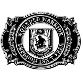 Eagle Emblems B0173 Buckle-Wounded Warrior,Ii (3-1/4")
