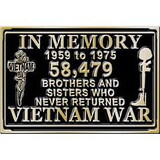 Eagle Emblems B0175 Buckle-In Memory,Veterans (3-1/4