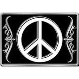 Eagle Emblems B0183 Buckle-Peace Sign (3-1/4