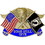 Eagle Emblems B0200 Buckle-Pow*Mia, Eagle (3-1/2")
