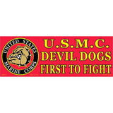 Eagle Emblems BM0010 Sticker-Usmc, Devil Dogs (3-1/2
