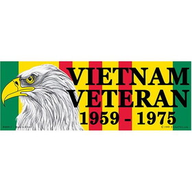 Eagle Emblems BM0012 Sticker-Vietnam, Vet.59-75 (3-1/2"X10")