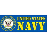 Eagle Emblems BM0029 Sticker-Usn Logo,Navy (3-1/2
