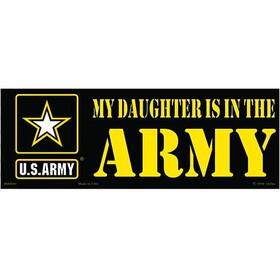 Eagle Emblems BM0043 Sticker-Army My Daughter (3-1/2"X10")