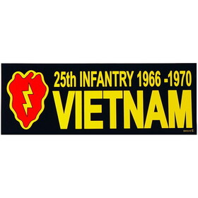 Eagle Emblems BM0049 Sticker-Viet,25Th (66-70) (3-1/2"X10")