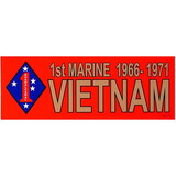 Eagle Emblems BM0051 Sticker-Viet,01St Marine (3-1/2