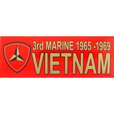 Eagle Emblems BM0053 Sticker-Viet, 03Rd Marine (3-1/2