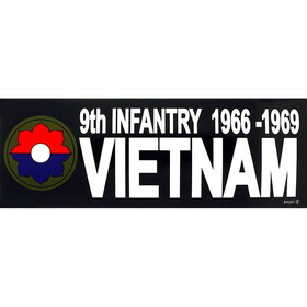 Eagle Emblems BM0057 Sticker-Viet,09Th Inf.Div (3-1/2"X10")