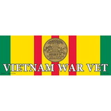 Eagle Emblems BM0081 Sticker-Vietnam,Medal (3-1/2