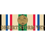 Eagle Emblems BM0082 Sticker-Dest.Storm, Svc.Rb & Medal (3-1/2