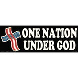 Eagle Emblems BM0100 Sticker-Usa,One Nation GOD, (3-1/2
