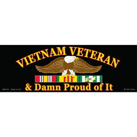 Eagle Emblems BM0156 Sticker-Vietnam, Veteran (3-1/2"X10")