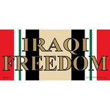 Eagle Emblems BM0179 Sticker-Iraq War, Svc.Ribb Iraqi Freedom (3
