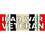 Eagle Emblems BM0471 Sticker-Iraq War,Svc.Ribb VETERAN, (3-1/2"X10")