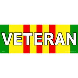 Eagle Emblems BM0474 Sticker-Vietnam, Svc.Ribb Veteran (3-1/2