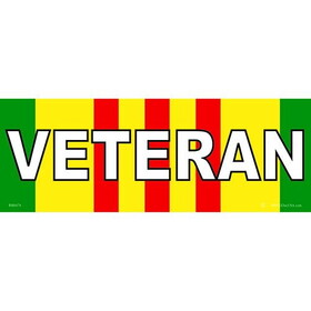 Eagle Emblems BM0474 Sticker-Vietnam, Svc.Ribb Veteran (3-1/2"X10")