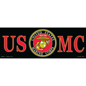 Eagle Emblems BM0475 Sticker-Usmc Logo,Ii (3-1/2"X10")