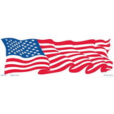 Eagle Emblems BM7315 Sticker-Usa,Flag,Wavy (3-1/2