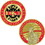 Eagle Emblems CH0202 Challenge Coin-Fire Dept. THIN RED LINE, (1-3/4")