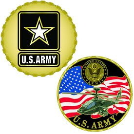 Eagle Emblems CH1003 Challenge Coin-Army Logo (1-5/8")