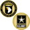 Eagle Emblems CH1059 Challenge Coin-Army, 101St A/B Div. (1-5/8")