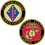 Eagle Emblems CH1225 Challenge Coin-Usmc, 1St Marine Div. (1-5/8")