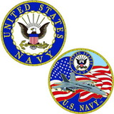 Eagle Emblems CH1301 Challenge Coin-Usn Logo AIRCRAFT, (1-3/4