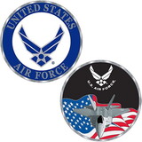 Eagle Emblems CH1403 Challenge Coin-Usaf Symbol (1-5/8