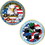 Eagle Emblems CH3420 Challenge Coin-American Warriors; Made In USA, (1-3/4")