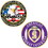 Eagle Emblems CH3422 Challenge Coin-America (1-3/4")