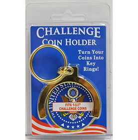 Eagle Emblems CH9512 Challenge Coin Key Ring (1-5/8")