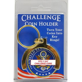 Eagle Emblems CH9514 Challenge Coin-Key Ring (1-3/4")
