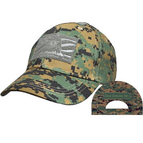 Eagle Emblems CP00032 Cap-Tactical,Ops,Camo.Marines Brushed Twill (Velcro Closure), Med Profile-6 panel