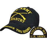 Eagle Emblems CP00115 Cap-Army, Infantry (Brass Buckle)