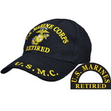 Eagle Emblems CP00303 Cap-Usmc, Retired (Brass Buckle)