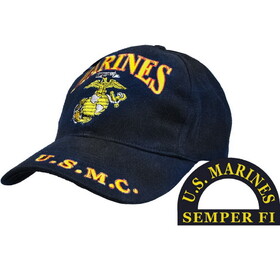 Eagle Emblems CP00329 Cap-Usmc Logo, Marines (Brass Buckle)