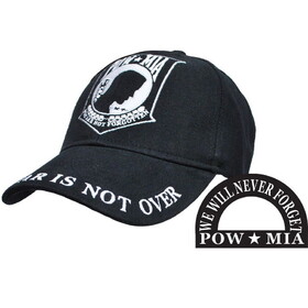 Eagle Emblems CP00503 Cap-Pow*Mia, Logo (Brass Buckle)