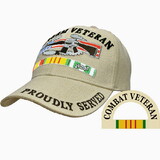 Eagle Emblems CP00536 Cap-Vietnam Veteran, Cib (Brass Buckle)