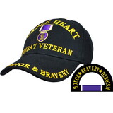 Eagle Emblems CP00601 Cap-Purple Heart, Cmbt.Vet