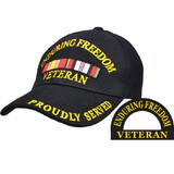 Eagle Emblems CP00611 Cap-Enduring Freedom, Vet. (Brass Buckle)