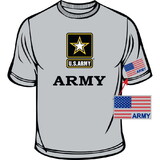 Eagle Emblems CS0115 Tee-Us Army Rw&B
