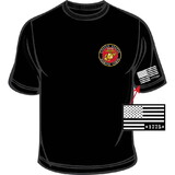 Eagle Emblems CS0200 Tee-Us Marines 1775