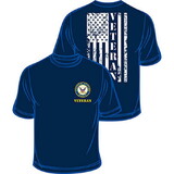 Eagle Emblems CS0301 Tee-Us Navy Vet Flag