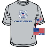 Eagle Emblems CS0515 Tee-Us Coast Guard Rw&B